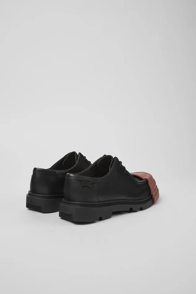Formal Shoes Women Camper Junction Black Leather Wallabee Shoe Formal Shoes Women Camper Junction Black Leather Wallabee Shoe