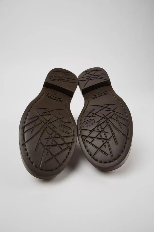 Formal Shoes Women Camper Twins Multicolor Leather And Nubuck Shoes