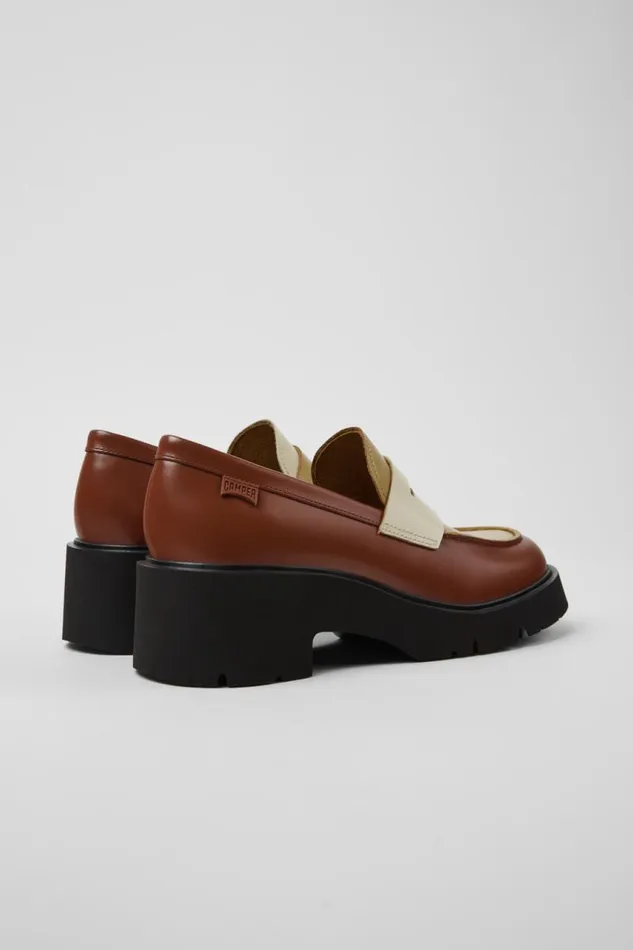 Formal Shoes Women Camper Twins Multicolor Leather MoccasinBallerina Formal Shoes Women Camper Twins Multicolor Leather MoccasinBallerina