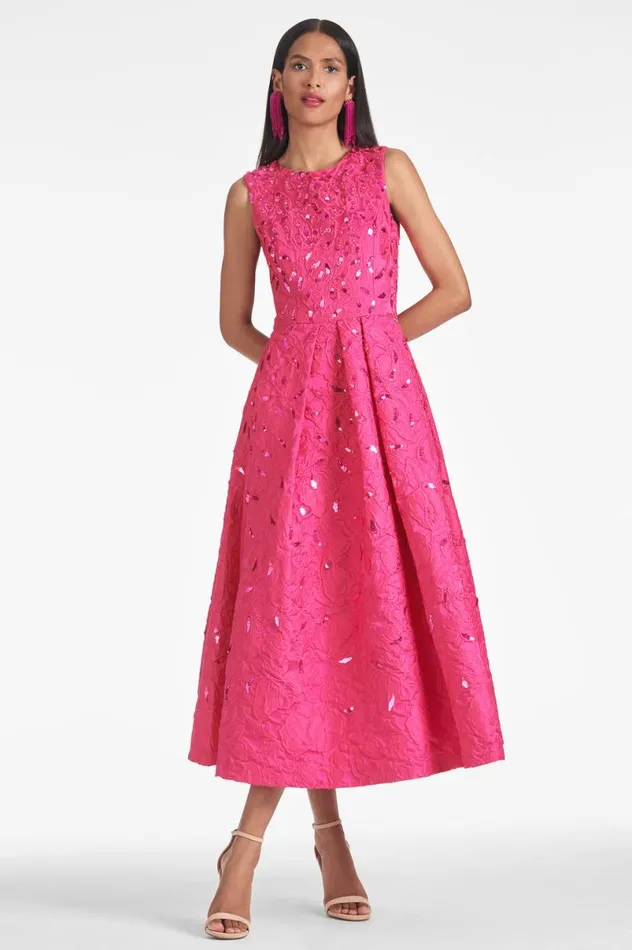 Formal Women Sachin and Babi Ashley Gown 8211 Fuchsia