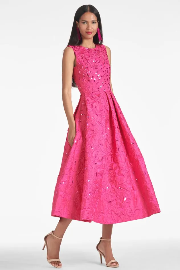 Formal Women Sachin and Babi Ashley Gown 8211 Fuchsia