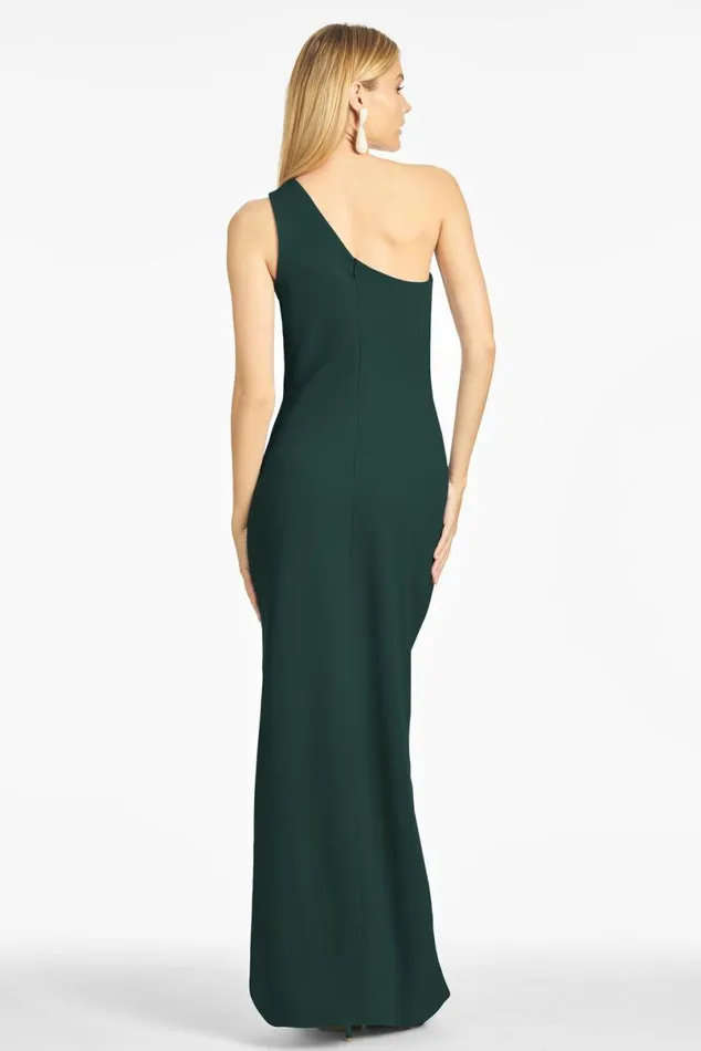 Formal Women Sachin and Babi Cece 4Way Stretch Crepe Gown 8211 Emerald