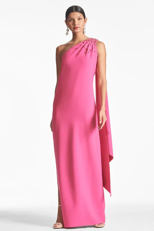 Formal Women Sachin and Babi Leslie Gown 8211 Rose Pink
