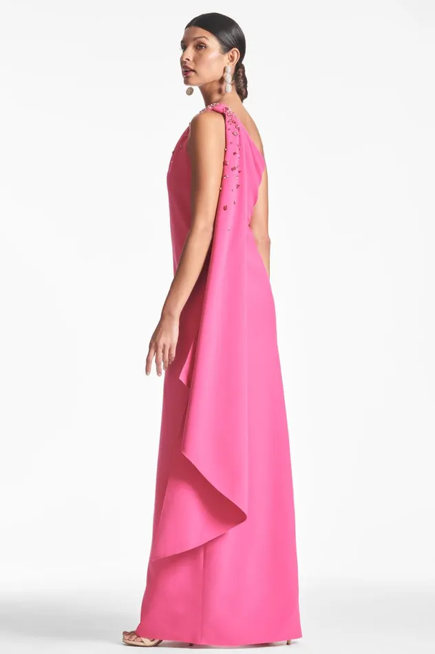 Formal Women Sachin and Babi Leslie Gown 8211 Rose Pink