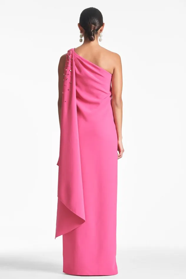Formal Women Sachin and Babi Leslie Gown 8211 Rose Pink