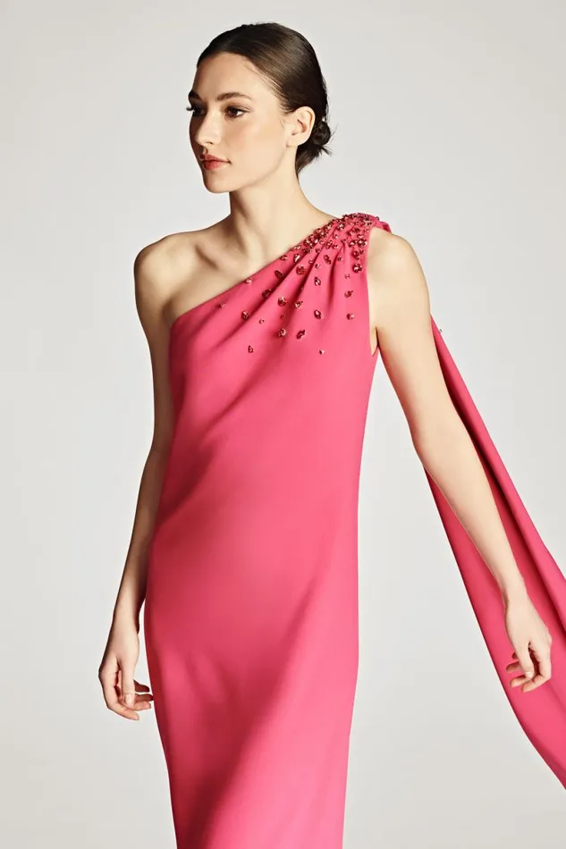 Formal Women Sachin and Babi Leslie Gown 8211 Rose Pink
