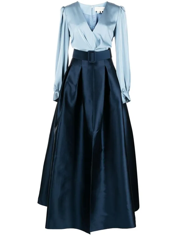 Formal Women Sachin and Babi Zoe Gown 8211 SlateNavy