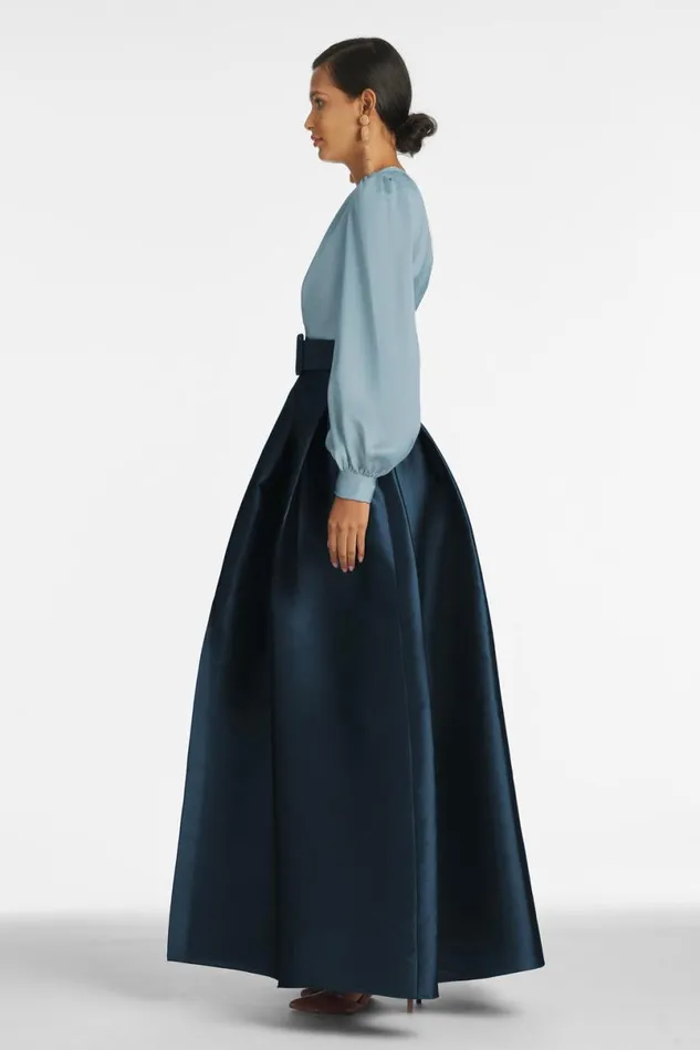 Formal Women Sachin and Babi Zoe Gown 8211 SlateNavy