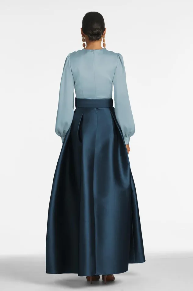 Formal Women Sachin and Babi Zoe Gown 8211 SlateNavy
