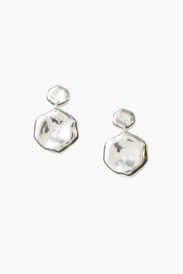 Fortuna Coin Earrings Silver Women Chan Luu Earrings