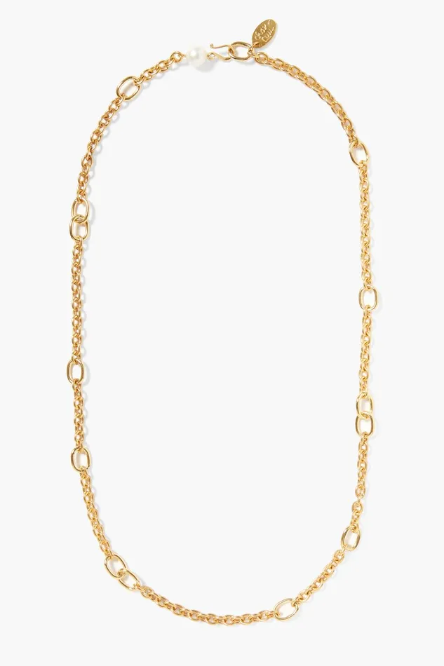 Frances Long Necklace Yellow Gold Women Chan Luu Necklaces