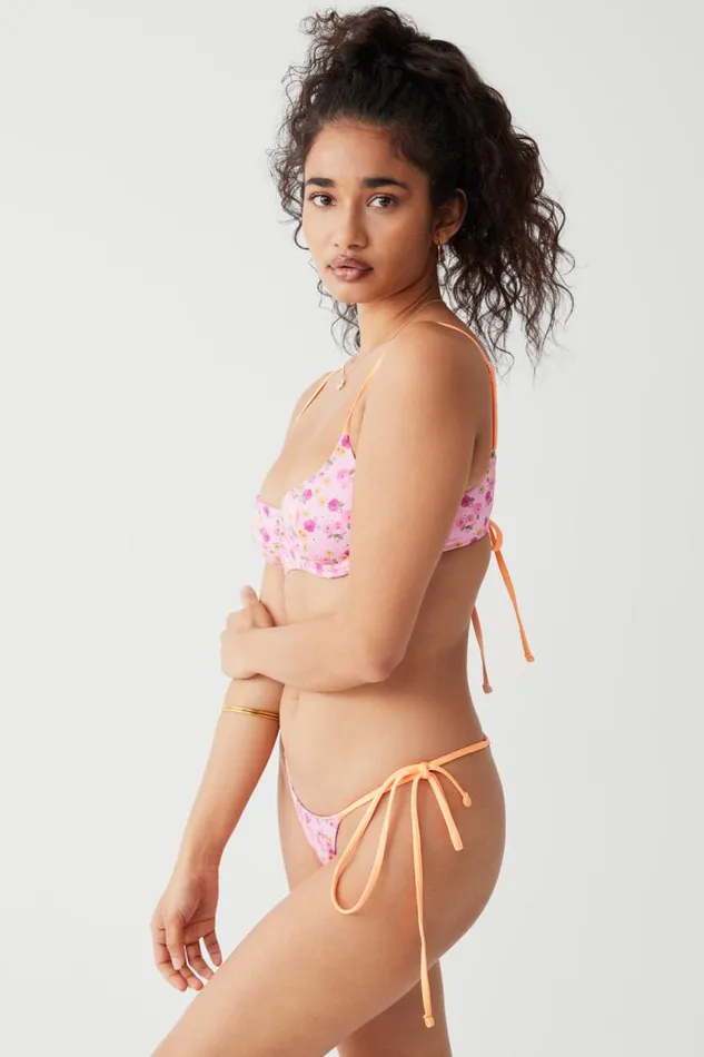 Frankies Bikinis Bikinis Women Divine Floral Skimpy Bikini Bottom Queen039s Bath