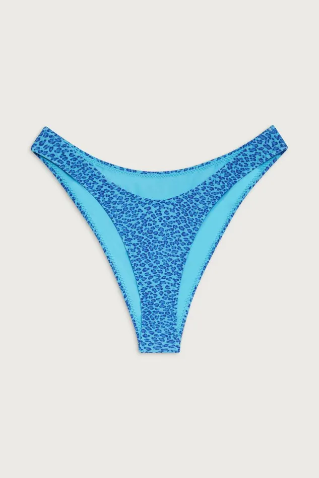 Frankies Bikinis Bikinis Women Suki Classic Bikini Bottom Cobalt Cheetah