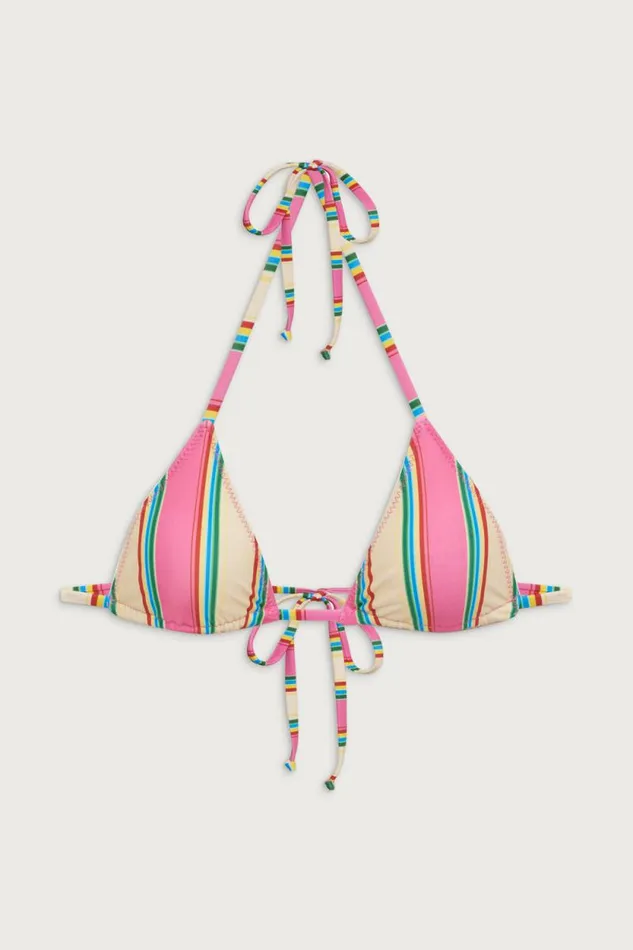 Frankies Bikinis Bikinis Women X DJERF AVENUE Sunrise Micro Bikini Top Mood Ring