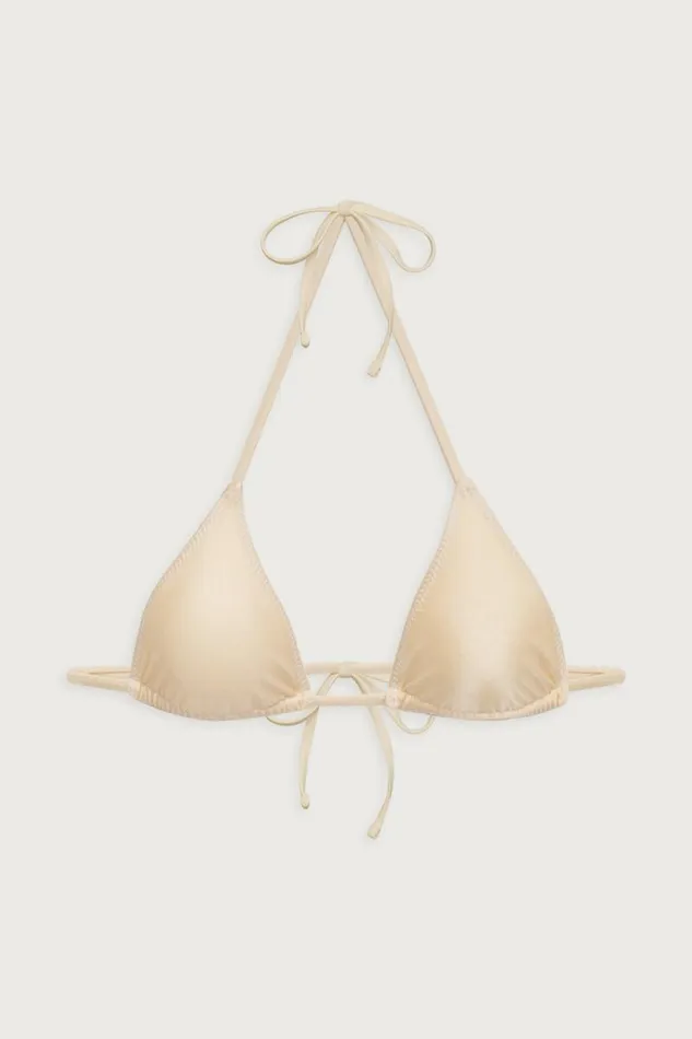 Frankies Bikinis Bikinis Women X DJERF AVENUE Sunrise Micro Bikini Top Sand Castle