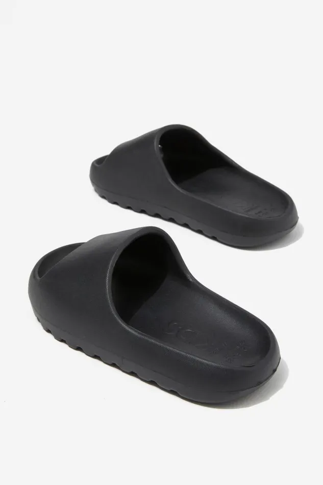 Girls 214 Flats and Sandals Cotton On Sunny Beach Slide Phantom