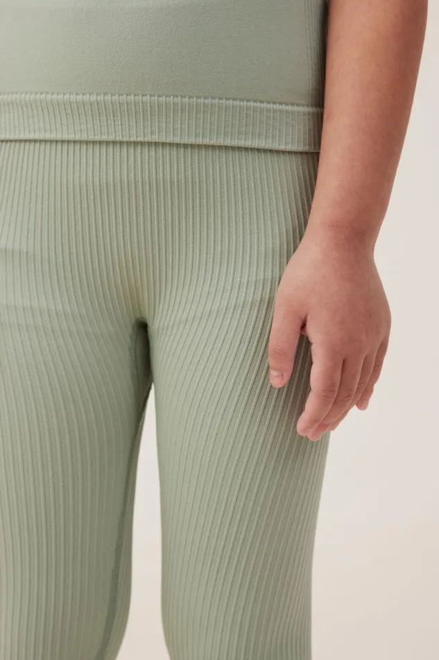 Girls 214 Leggings Pants and Jeans Cotton On Imogen Seamfree Legging Deep Sage