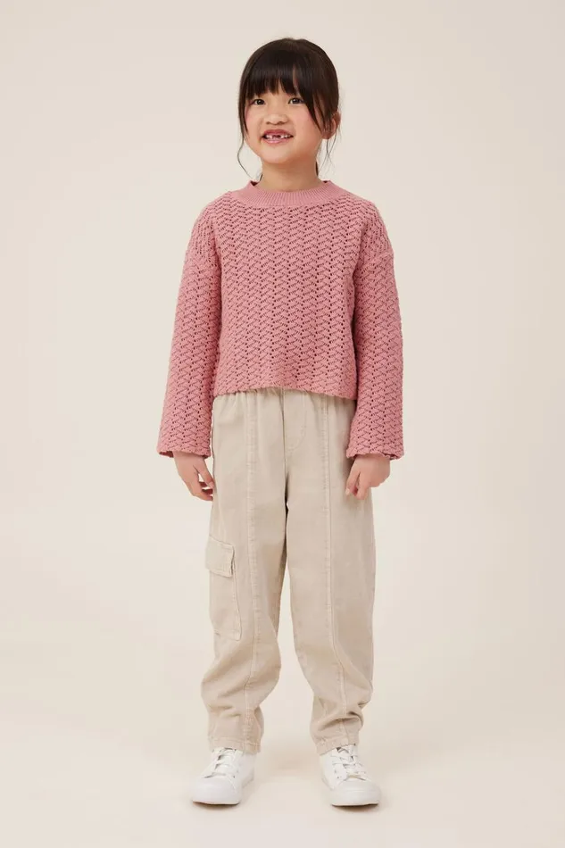 Girls 214 Leggings Pants and Jeans Cotton On Katie Cargo Pant Rainy Day