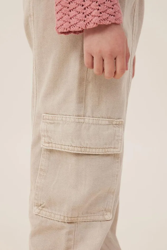 Girls 214 Leggings Pants and Jeans Cotton On Katie Cargo Pant Rainy Day