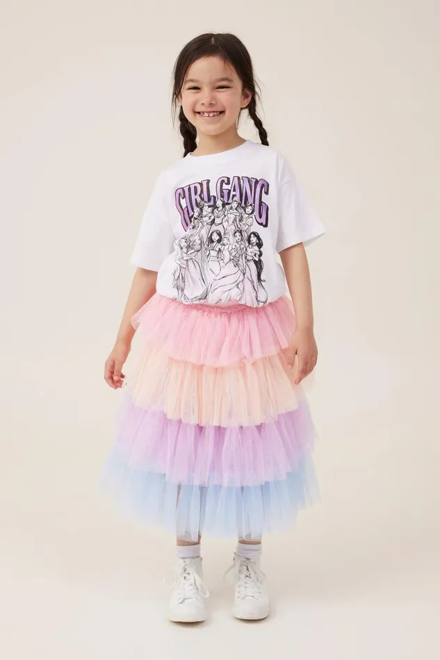 Girls 214 Shorts Skirts and Playsuits Cotton On Trixiebelle Dress Up Skirt Tropical Rainbow