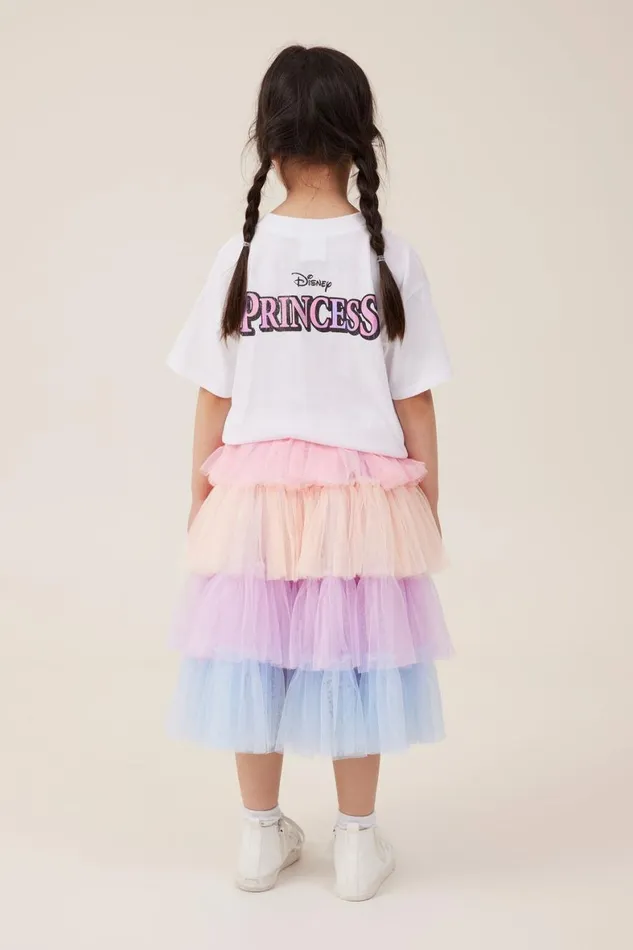 Girls 214 Shorts Skirts and Playsuits Cotton On Trixiebelle Dress Up Skirt Tropical Rainbow