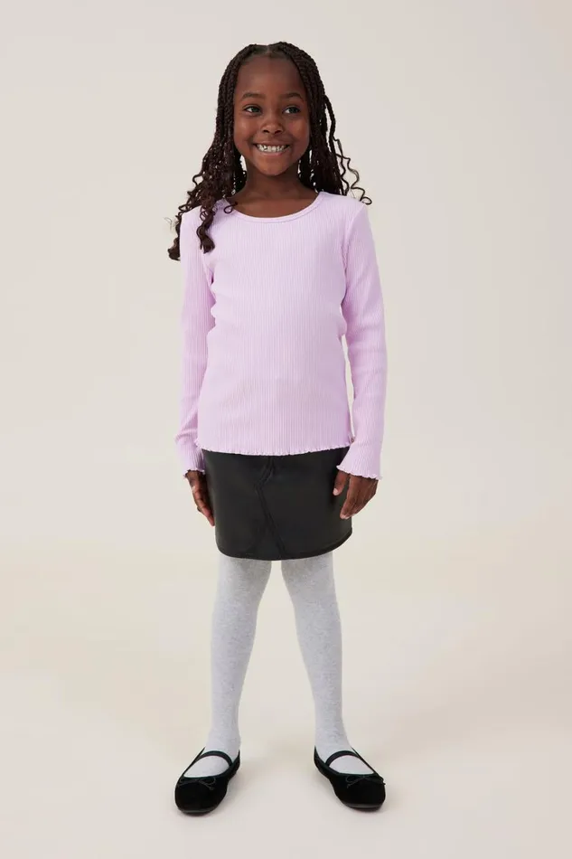 Girls 214 Tops and TShirts Cotton On Jade Crew Pale Violet