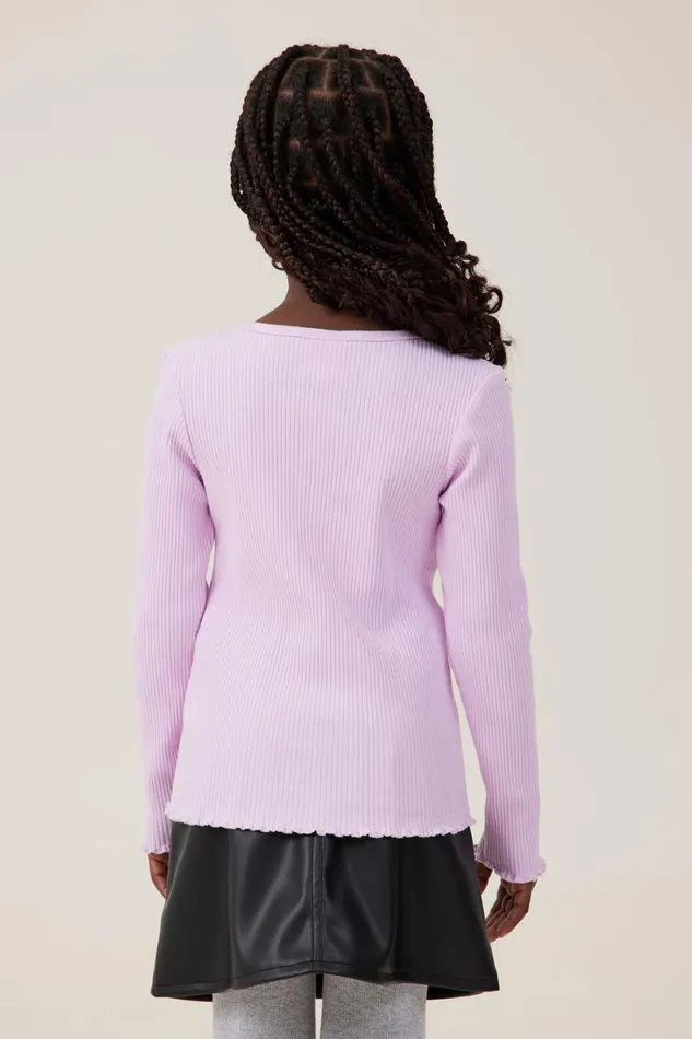 Girls 214 Tops and TShirts Cotton On Jade Crew Pale Violet