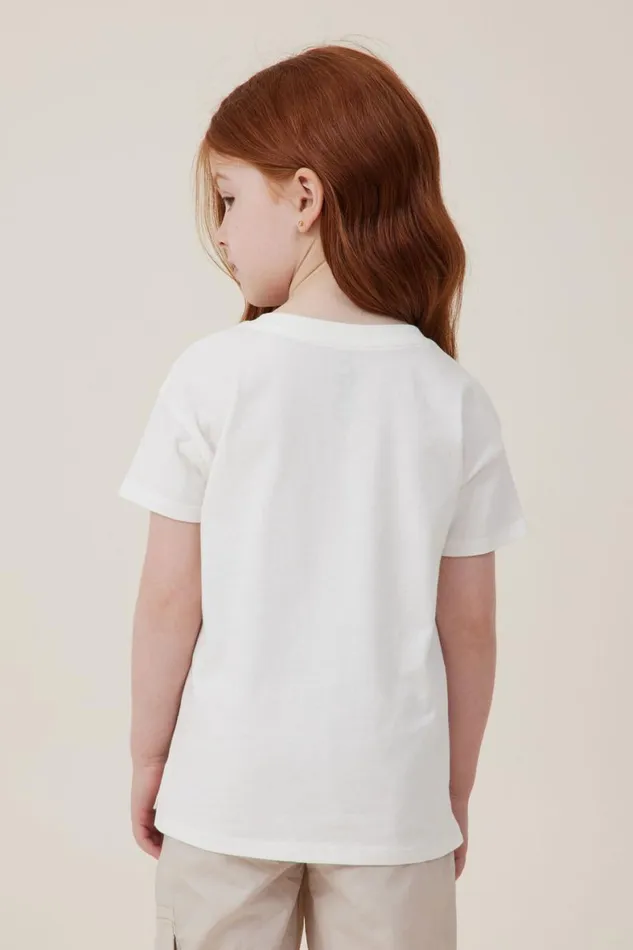 Girls 214 Tops and TShirts Cotton On Poppy Short Sleeve Print Tee Vanillapositive Vibes