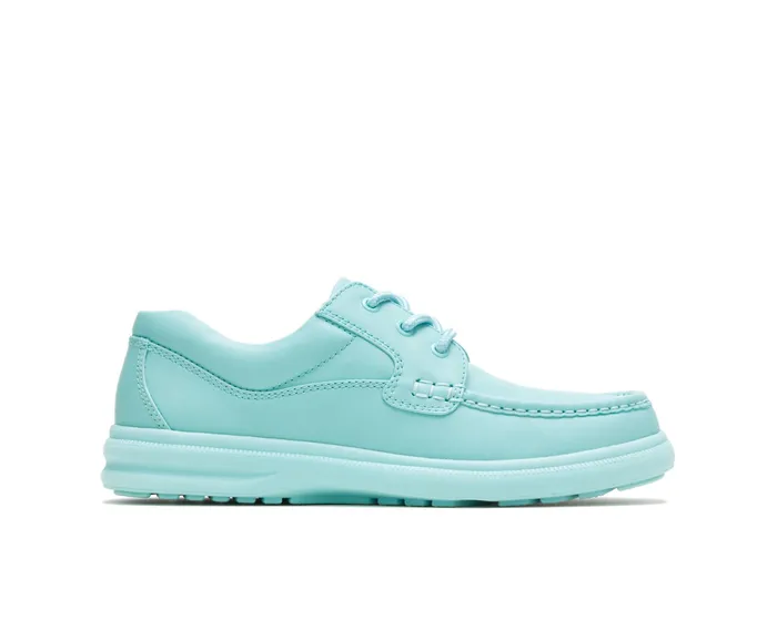 Gus Sea Foam Leather Walking Shoes Hush Puppies Men