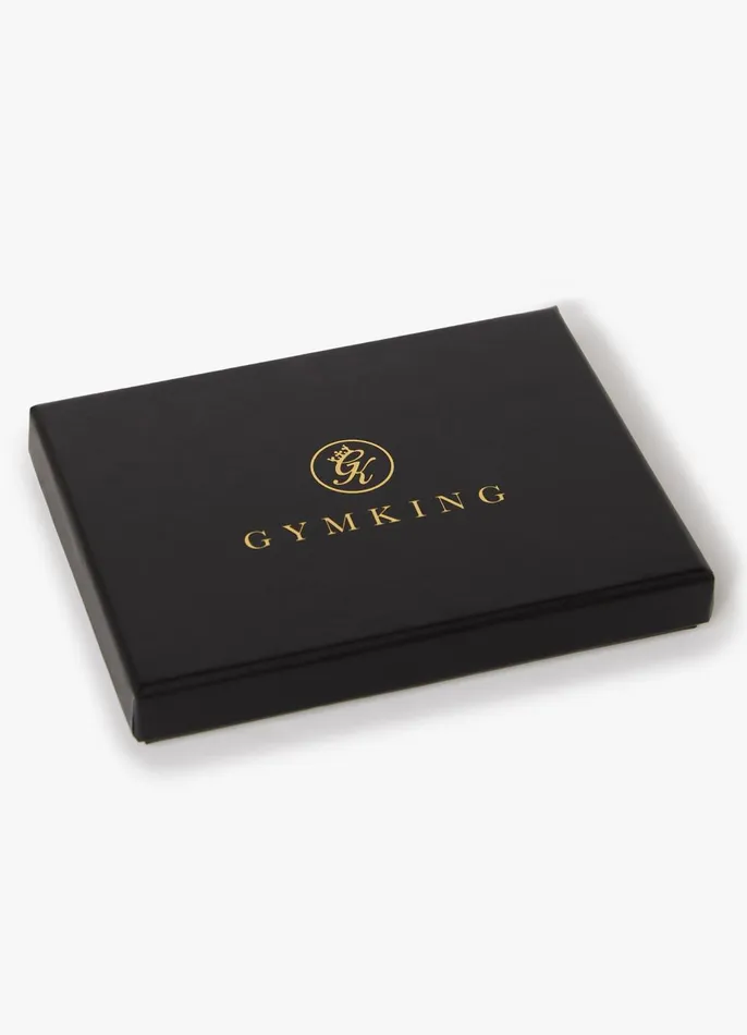 Gym King Accessories Men Debossed Card Holder 8211 Black