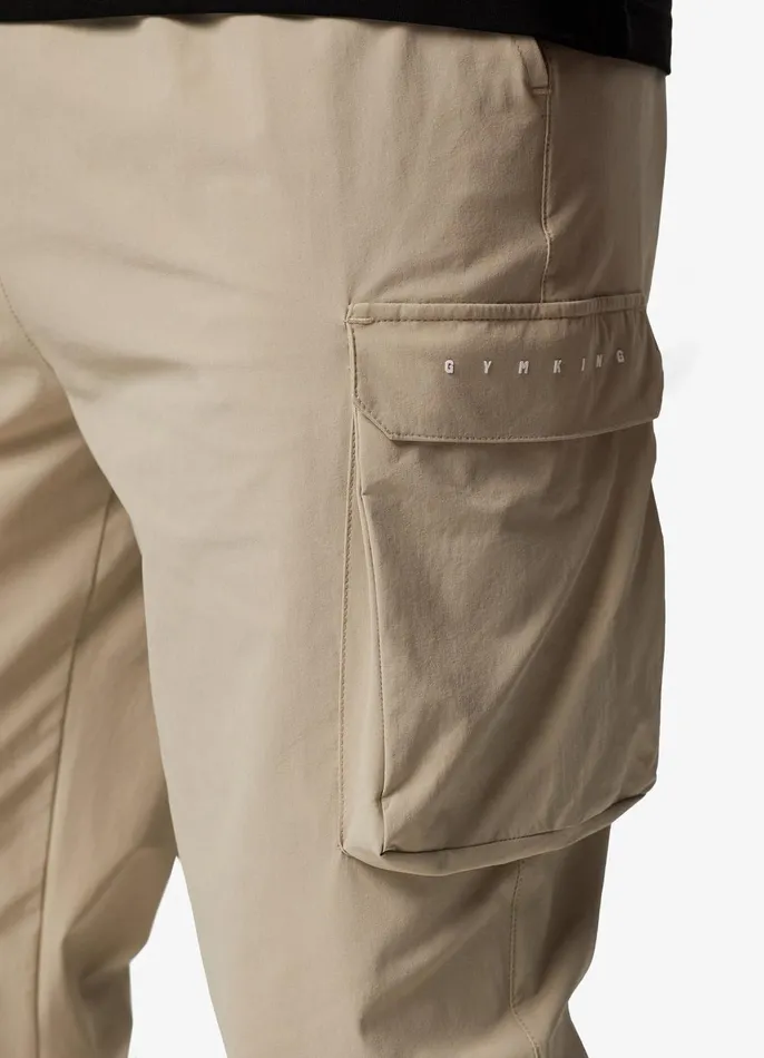 Gym King Cargos Men Rebellion Cargo Jogger 8211 Sandstone