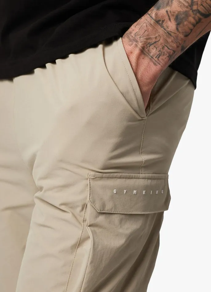 Gym King Cargos Men Rebellion Cargo Jogger 8211 Sandstone