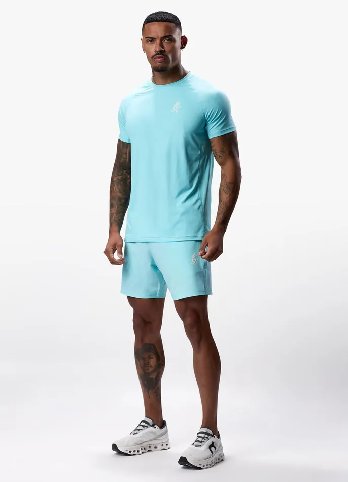 Gym King Gymwear Men Energy Tee 8211 Aqua Sky