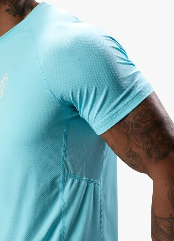 Gym King Gymwear Men Energy Tee 8211 Aqua Sky
