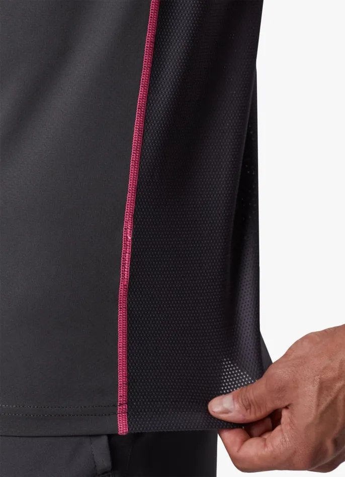 Gym King Gymwear Men Flex Tee 8211 GraphiteFuchsia