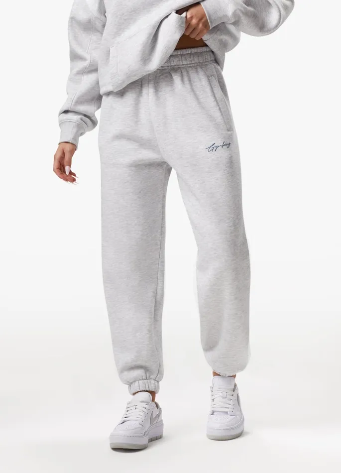 Gym King Joggers Women Reset Sweatpant 8211 Snow Marl