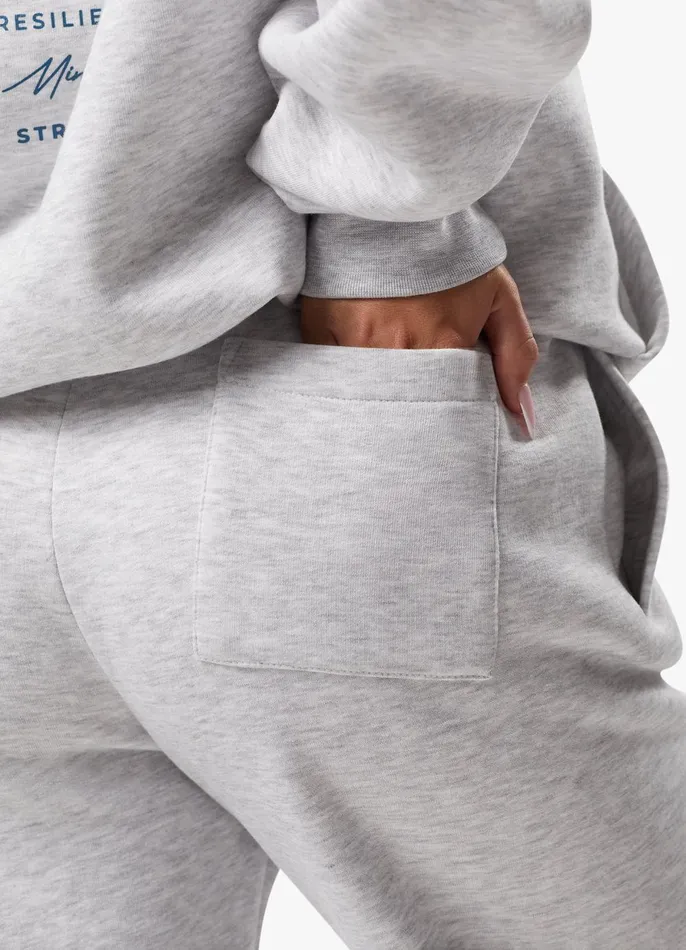 Gym King Joggers Women Reset Sweatpant 8211 Snow Marl