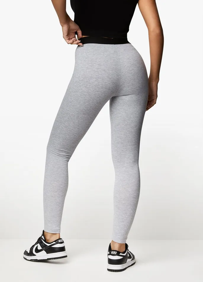 Gym King Leggings Women Linear Tape Legging 8211 Grey Marl