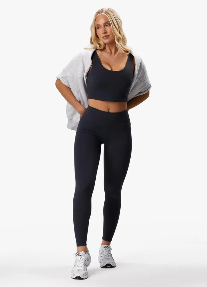 Gym King Leggings Women Peach Luxe Legging 8211 Pewter Luxe