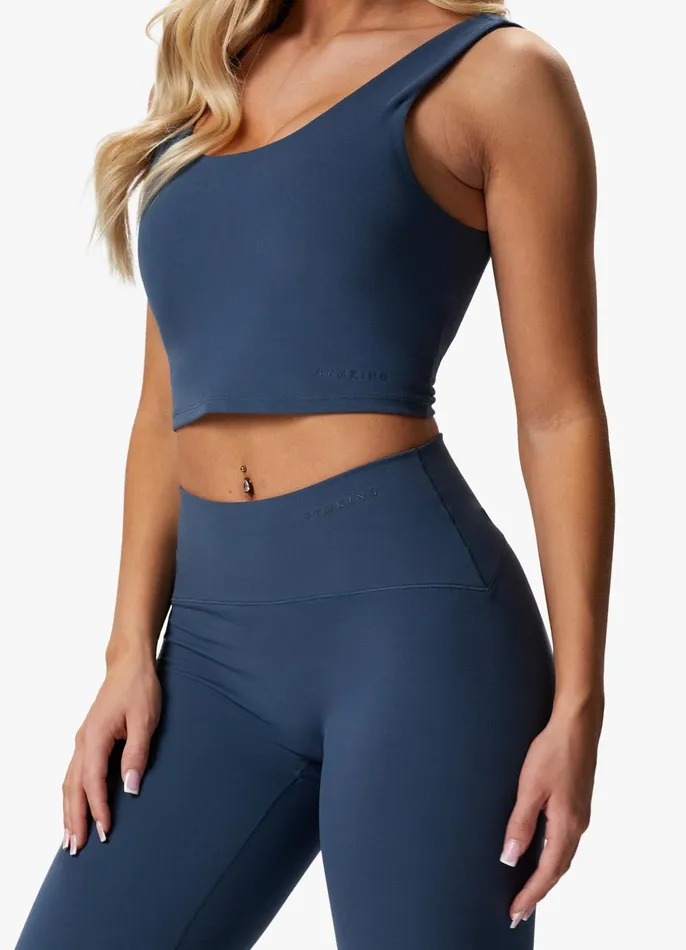 Gym King Leggings Women Peach Luxe Legging 8211 Twilight Blue Luxe