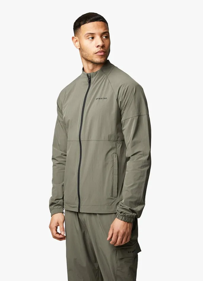 Gym King Outerwear Men Utility Woven Bomber 8211 Olive