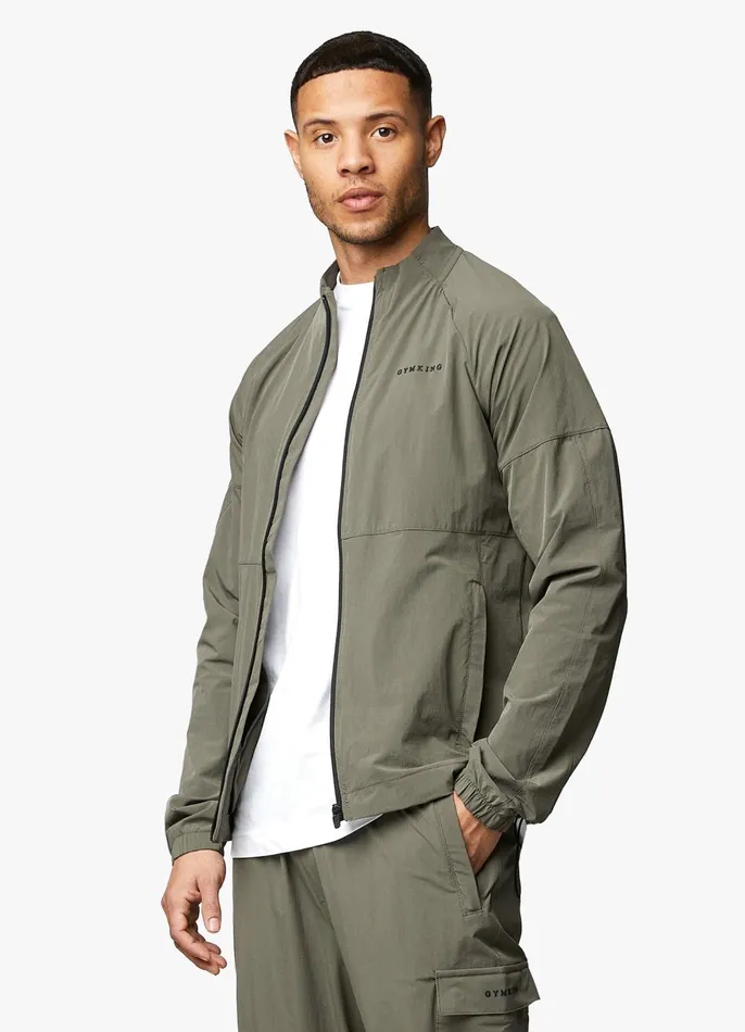Gym King Outerwear Men Utility Woven Bomber 8211 Olive