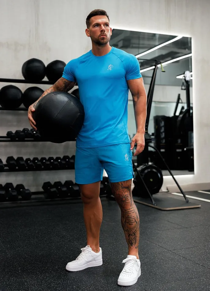 Gym King Shorts Men Energy 6034 Short 8211 Ocean Blue