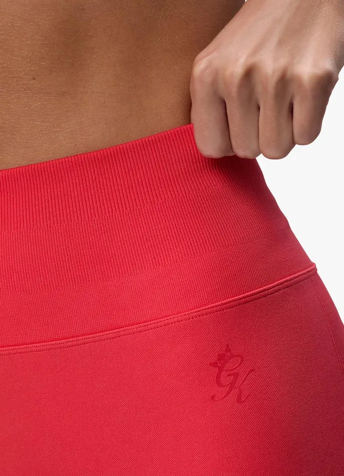 Gym King Shorts Women Sculpt Seamless 3034 Short 8211 Coral Red