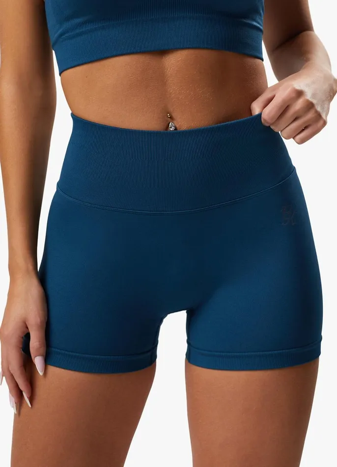 Gym King Shorts Women Sculpt Seamless 3034 Short 8211 Marine Teal