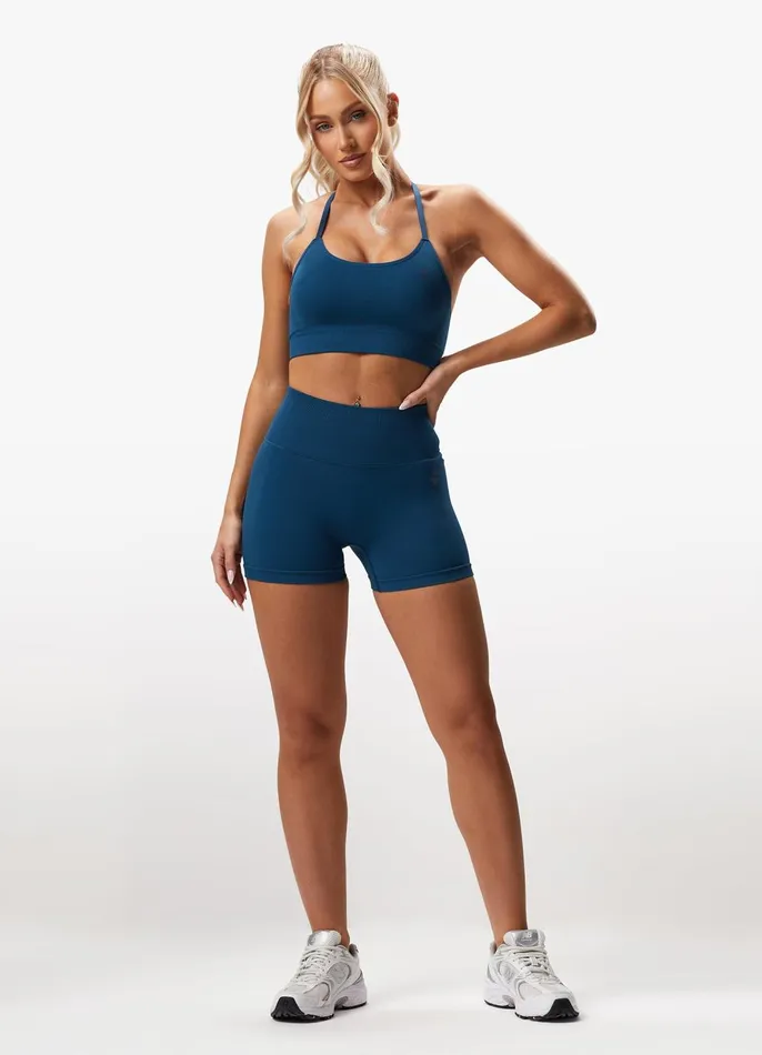 Gym King Shorts Women Sculpt Seamless 3034 Short 8211 Marine Teal