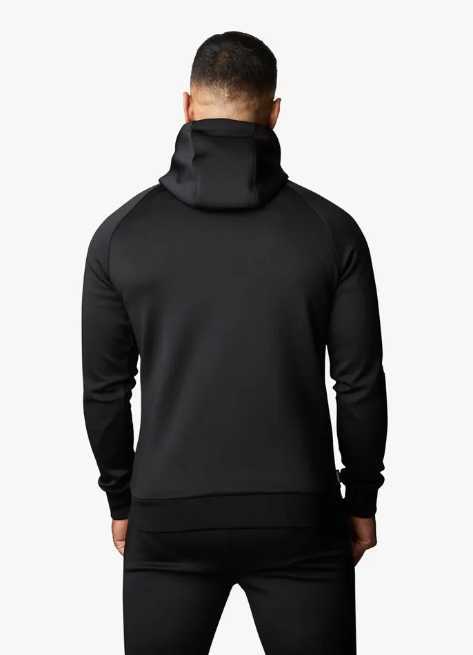 Gym King Sweatshirts and Hoodies Men Full Zip Poly Hood 8211 BlackGold
