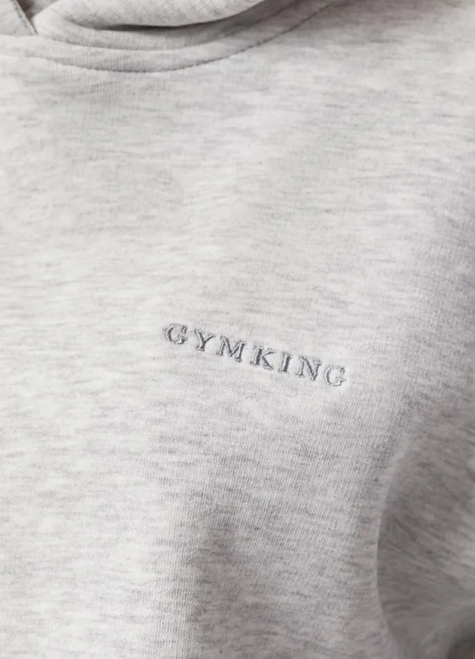 Gym King Sweatshirts and Hoodies Women 365 Relaxed Fit Fleece Hoodie 8211 Snow Marl