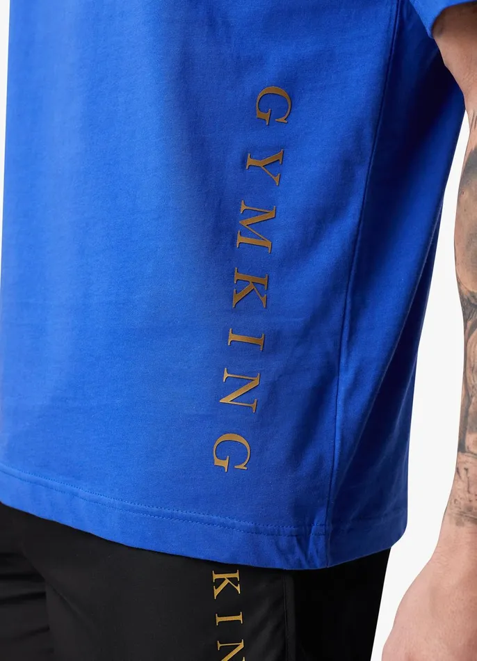 Gym King TShirts Men Blaze Jersey Tee 8211 Sonic Blue