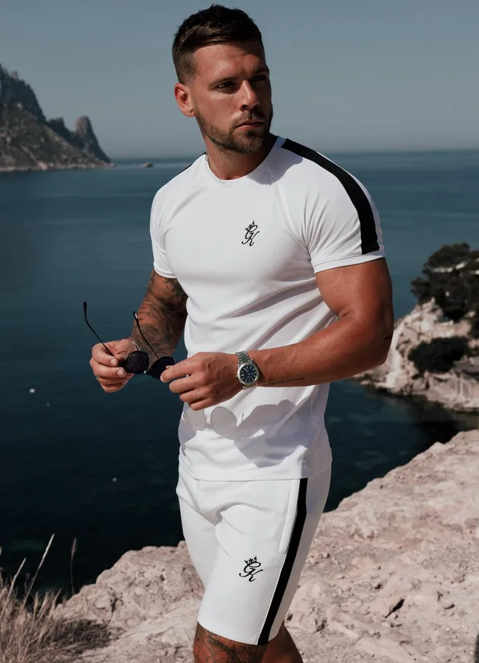 Gym King TShirts Men Core Plus Poly Tee 8211 White